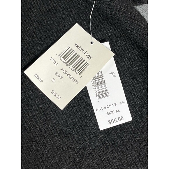 Retrology Women's Open Cardigan Black Sz XL - Picture 7 of 12